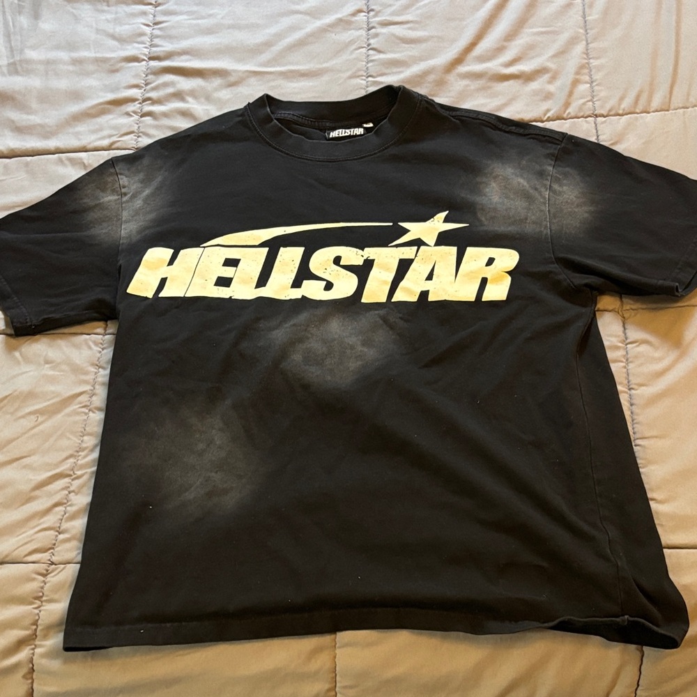 Hellstar Black Graphic T-Shirt